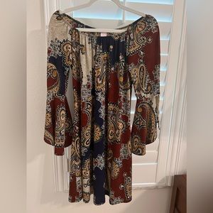 Off the shoulder Pink Coconut Boutique dress